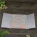 White Silk Wedding Invitations Folio in Boxes 